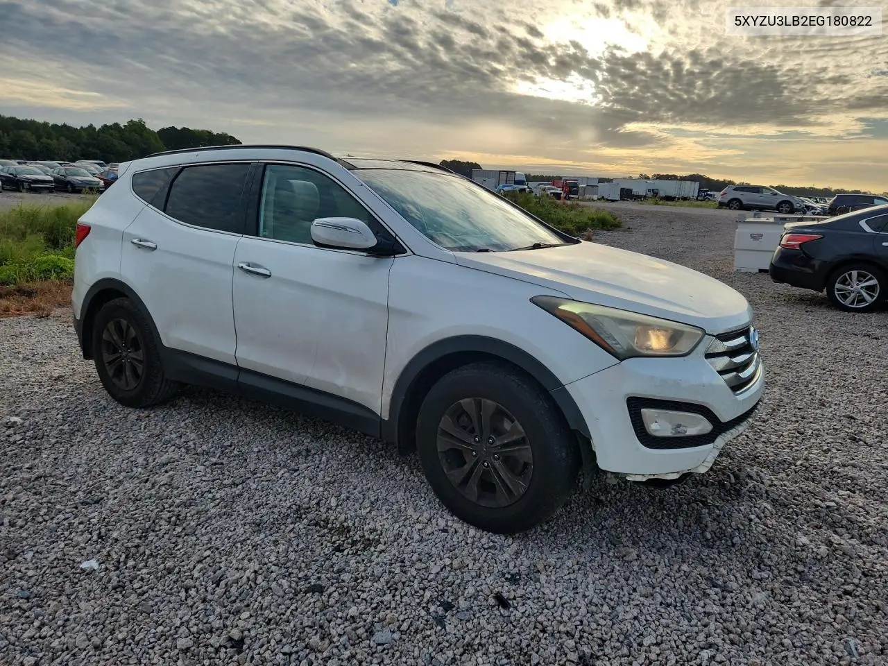 2014 HYUNDAI SANTA FE VIN 5XYZU3LB2EG180822 — фото 4