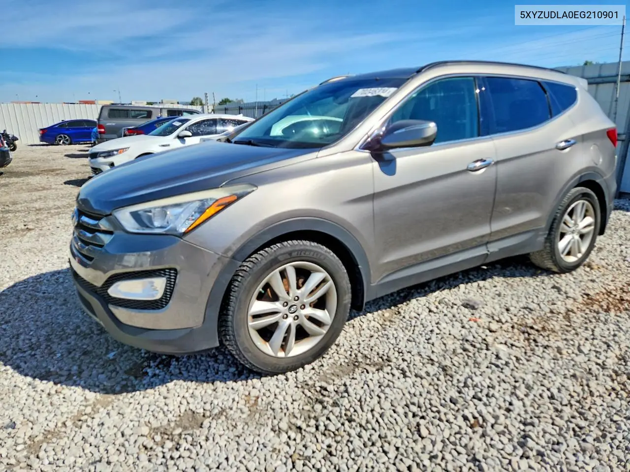 HYUNDAI SANTA FE 2014, VIN 5XYZUDLA0EG210901