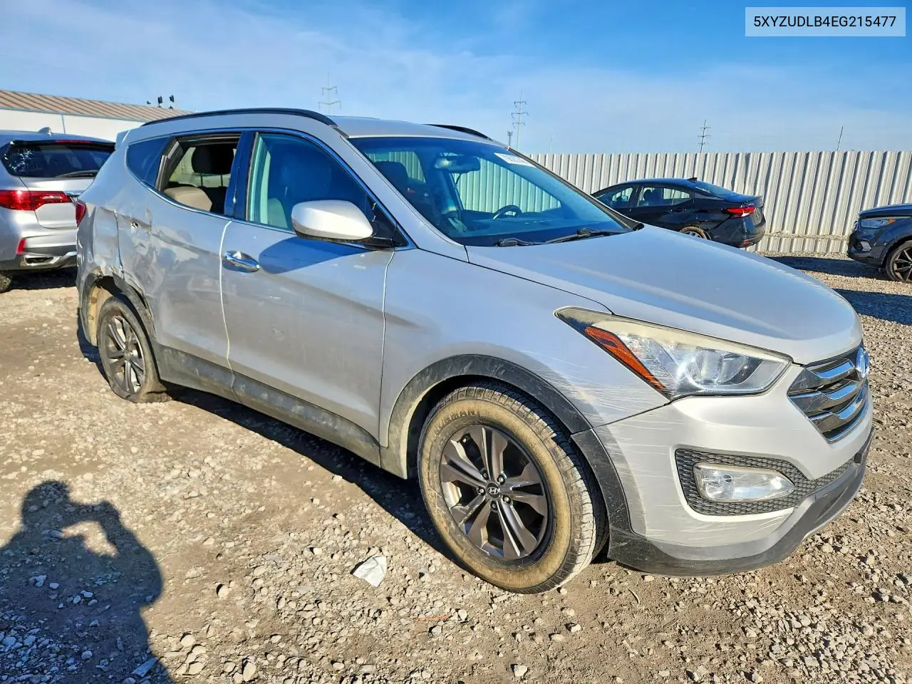 2014 HYUNDAI SANTA FE VIN 5XYZUDLB4EG215477 — фото 4