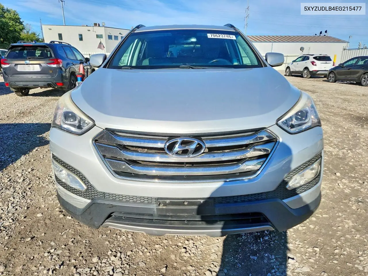 2014 HYUNDAI SANTA FE VIN 5XYZUDLB4EG215477 — фото 5
