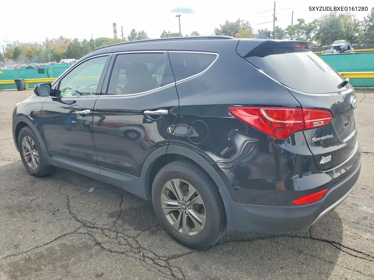 2014 HYUNDAI SANTA FE VIN 5XYZUDLBXEG161280 — фото 2