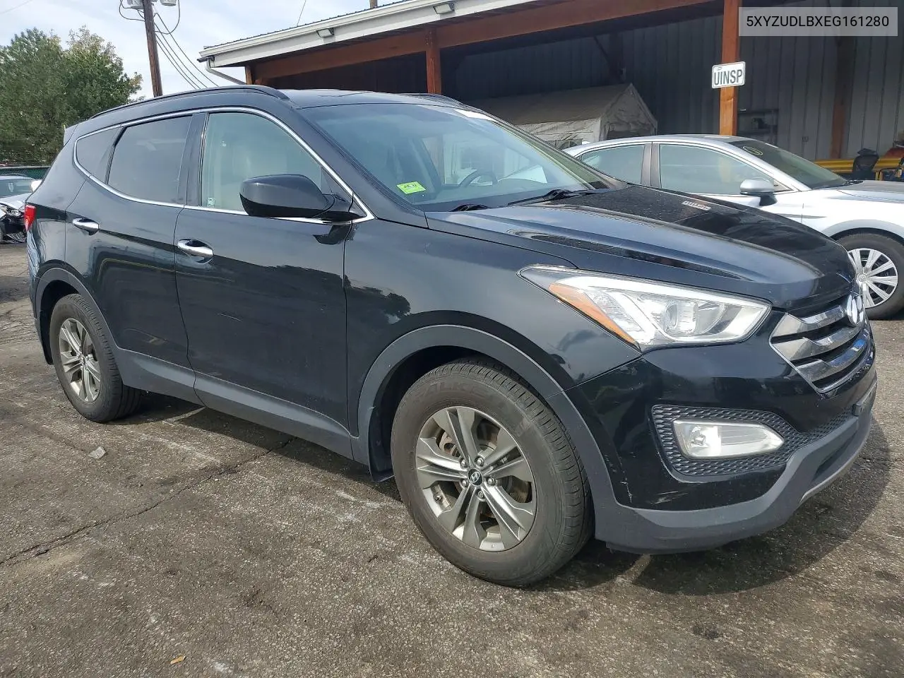 2014 HYUNDAI SANTA FE VIN 5XYZUDLBXEG161280 — фото 4