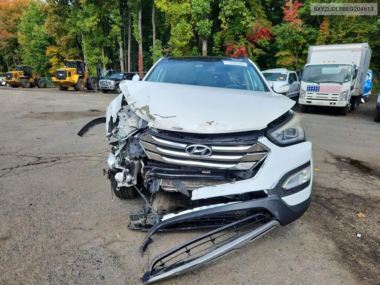 2014 HYUNDAI SANTA FE VIN 5XYZUDLB8EG204613 — фото 5