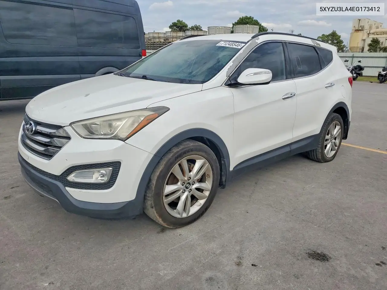 HYUNDAI SANTA FE 2014, VIN 5XYZU3LA4EG173412