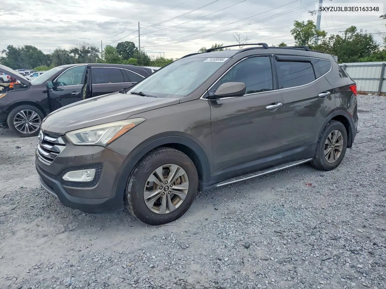 HYUNDAI SANTA FE 2014, VIN 5XYZU3LB3EG163348