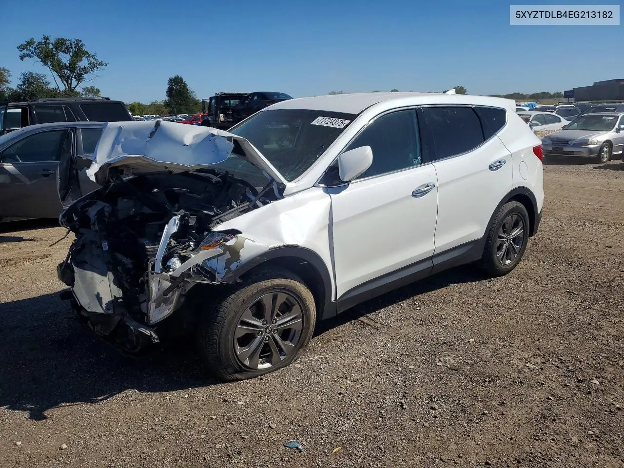 HYUNDAI SANTA FE 2014, VIN 5XYZTDLB4EG213182