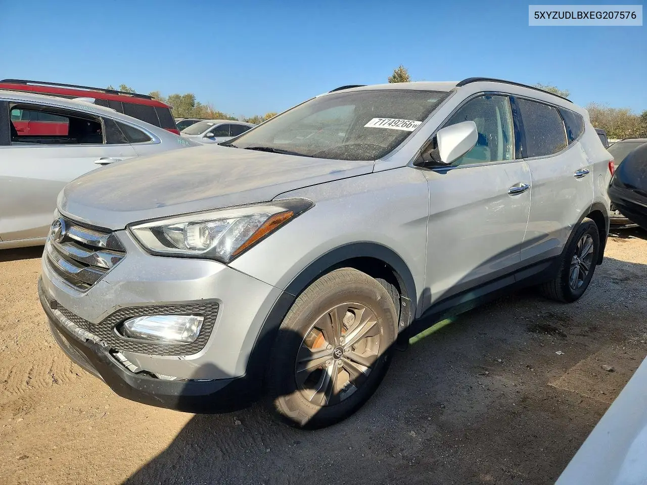 HYUNDAI SANTA FE 2014, VIN 5XYZUDLBXEG207576