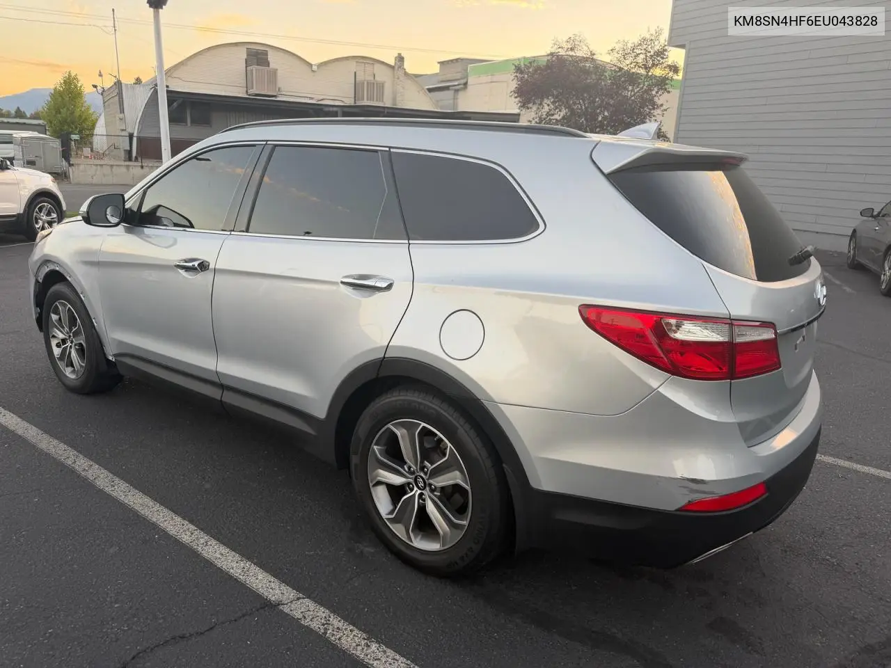 2014 HYUNDAI SANTA FE VIN KM8SN4HF6EU043828 — фото 3