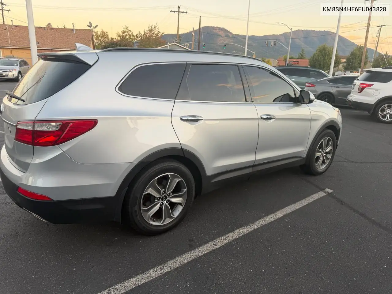 2014 HYUNDAI SANTA FE VIN KM8SN4HF6EU043828 — фото 4