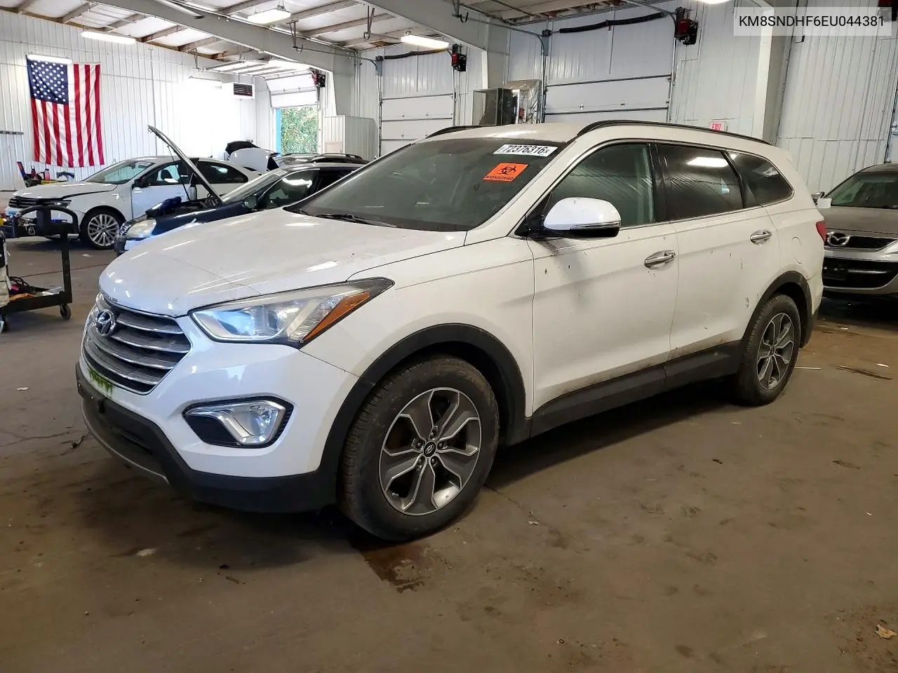 HYUNDAI SANTA FE 2014, VIN KM8SNDHF6EU044381
