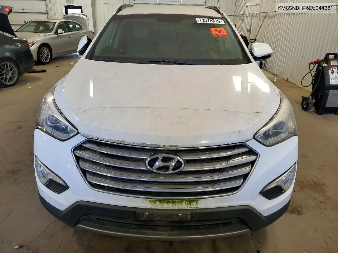 2014 HYUNDAI SANTA FE VIN KM8SNDHF6EU044381 — фото 5