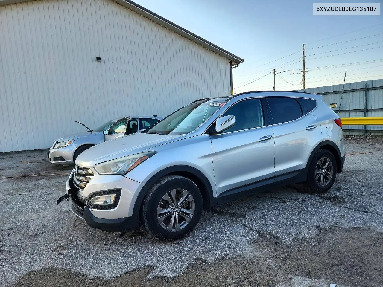 HYUNDAI SANTA FE 2014, VIN 5XYZUDLB0EG135187