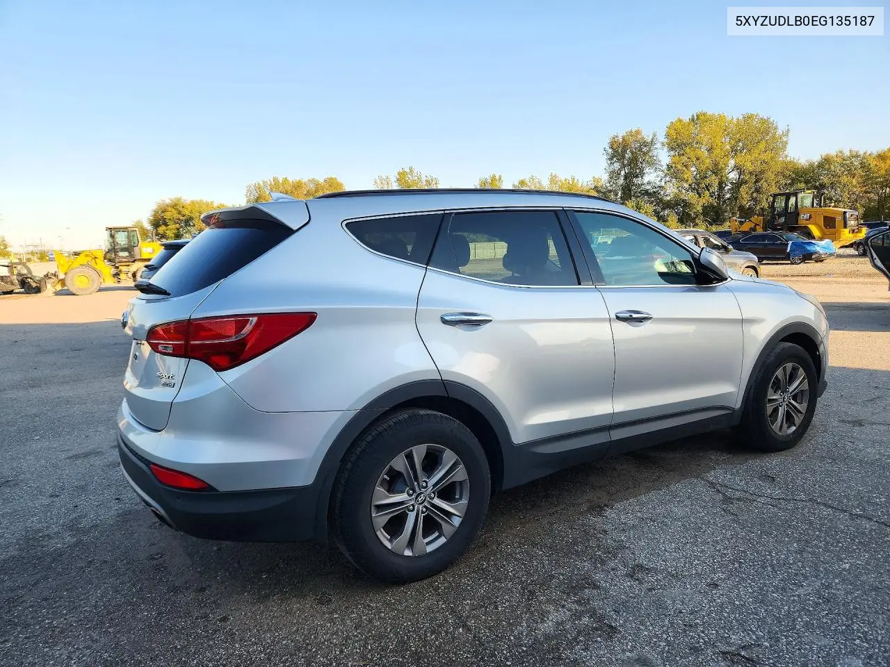 2014 HYUNDAI SANTA FE VIN 5XYZUDLB0EG135187 — фото 3