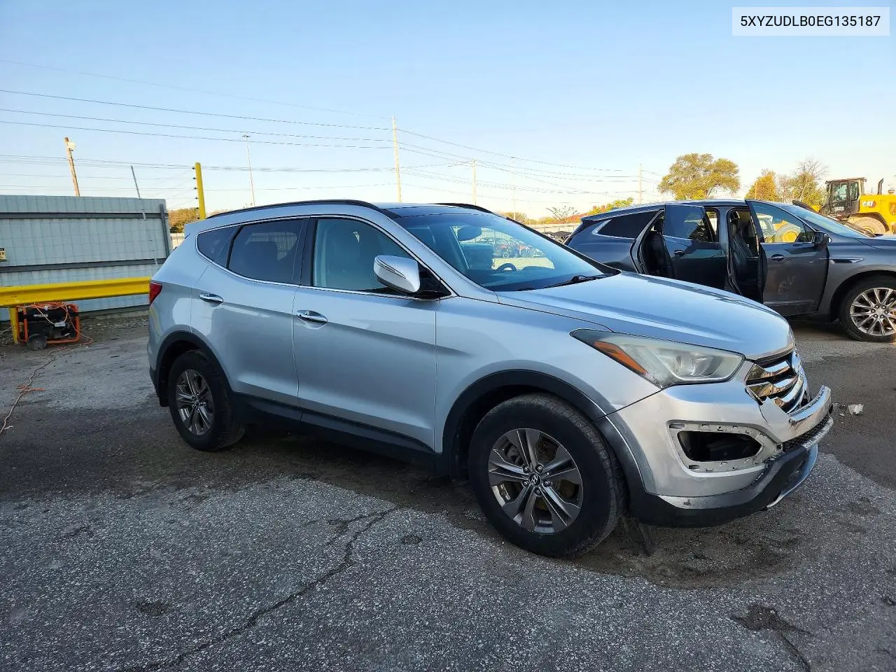 2014 HYUNDAI SANTA FE VIN 5XYZUDLB0EG135187 — фото 4