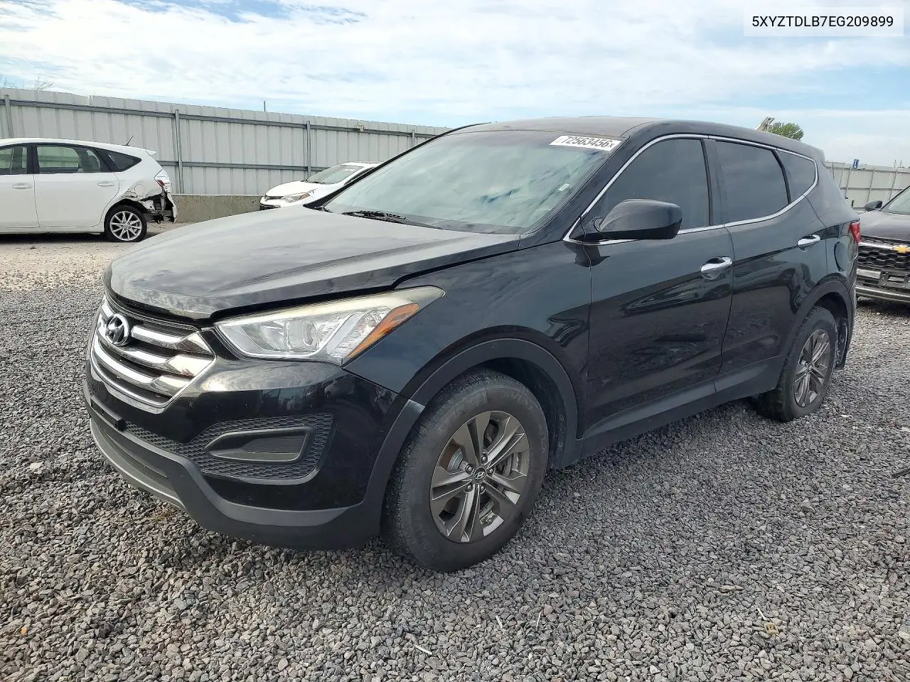 HYUNDAI SANTA FE 2014, VIN 5XYZTDLB7EG209899