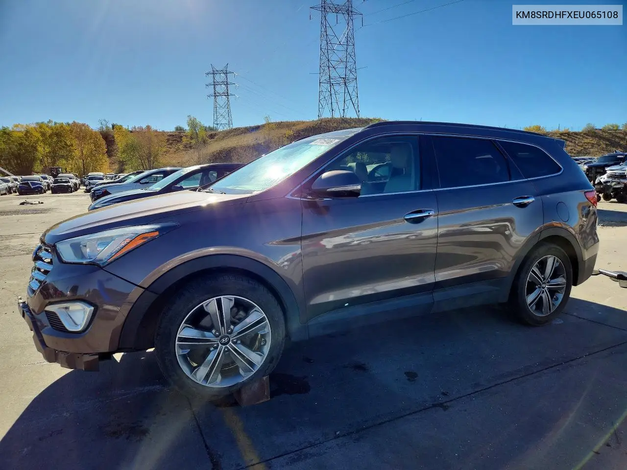 HYUNDAI SANTA FE 2014, VIN KM8SRDHFXEU065108