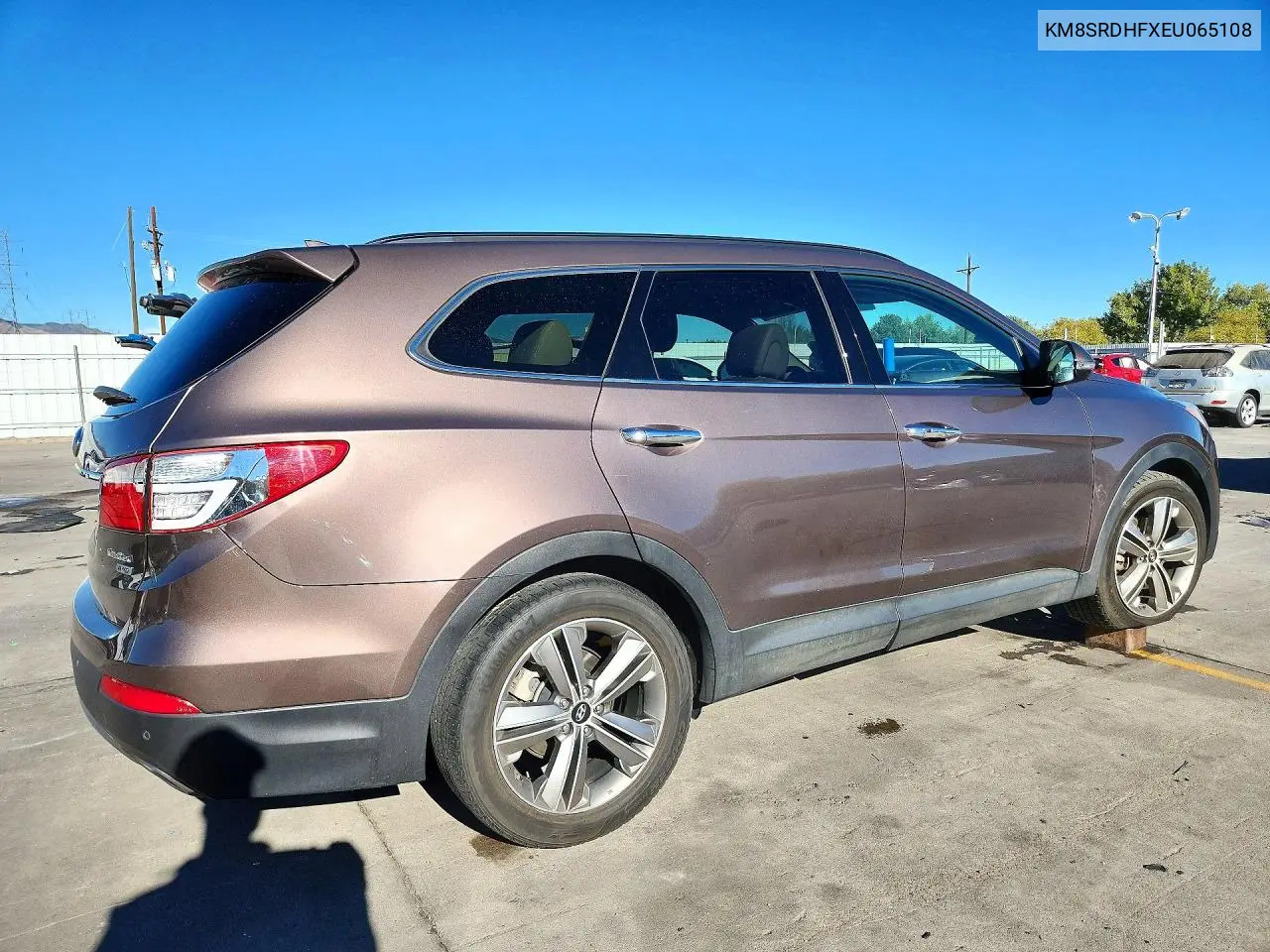 2014 HYUNDAI SANTA FE VIN KM8SRDHFXEU065108 — фото 3