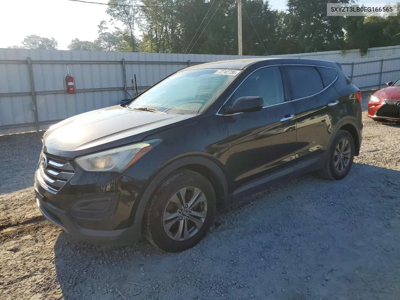 HYUNDAI SANTA FE 2014, VIN 5XYZT3LB0EG166565