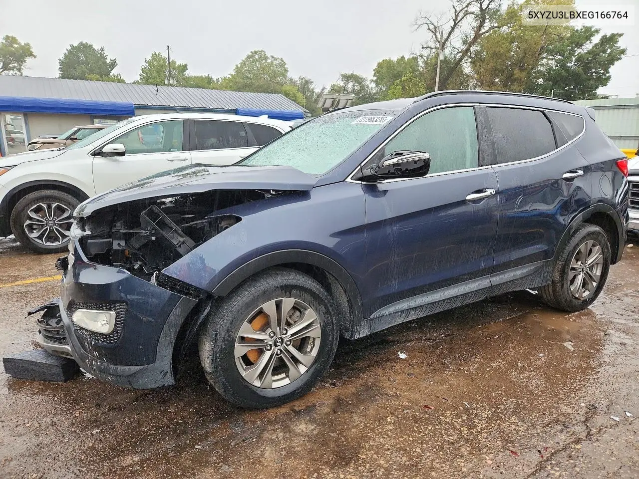 HYUNDAI SANTA FE 2014, VIN 5XYZU3LBXEG166764