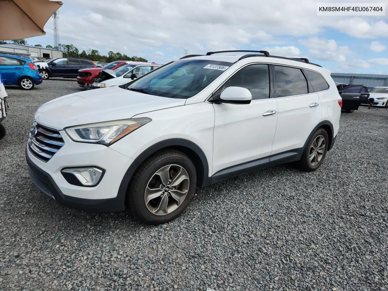 HYUNDAI SANTA FE 2014, VIN KM8SM4HF4EU067404