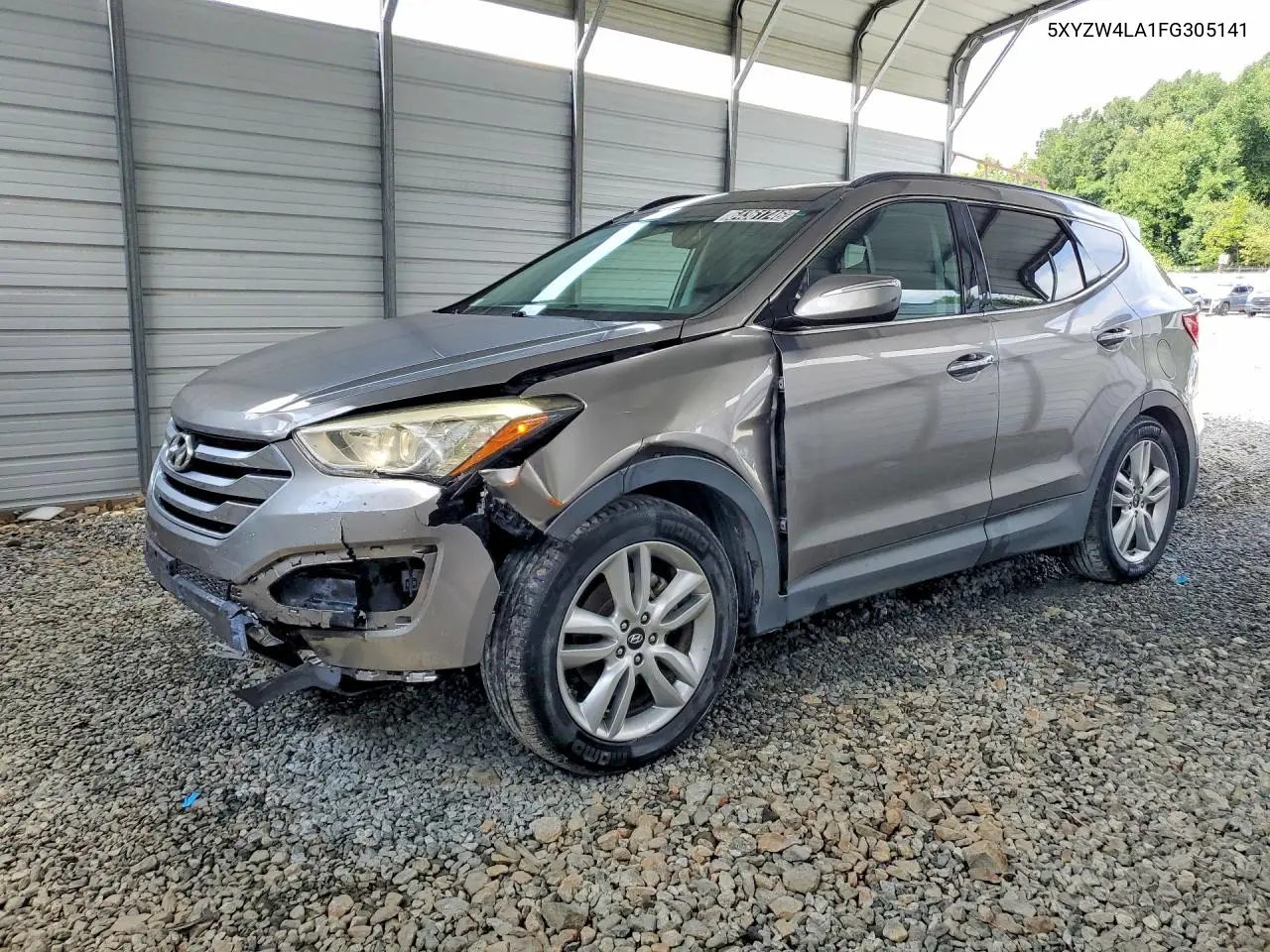 HYUNDAI SANTA FE 2015, VIN 5XYZW4LA1FG305141