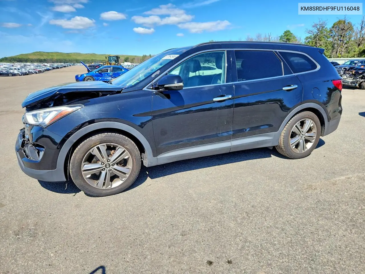 HYUNDAI SANTA FE 2015, VIN KM8SRDHF9FU116048