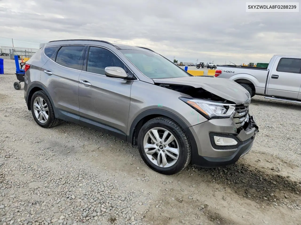 2015 HYUNDAI SANTA FE VIN 5XYZWDLA8FG288239 — фото 4