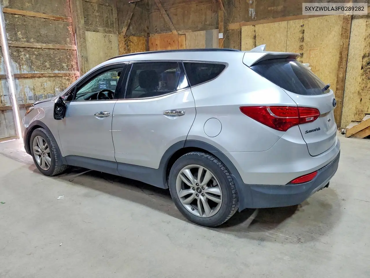 2015 HYUNDAI SANTA FE VIN 5XYZWDLA3FG289282 — фото 2