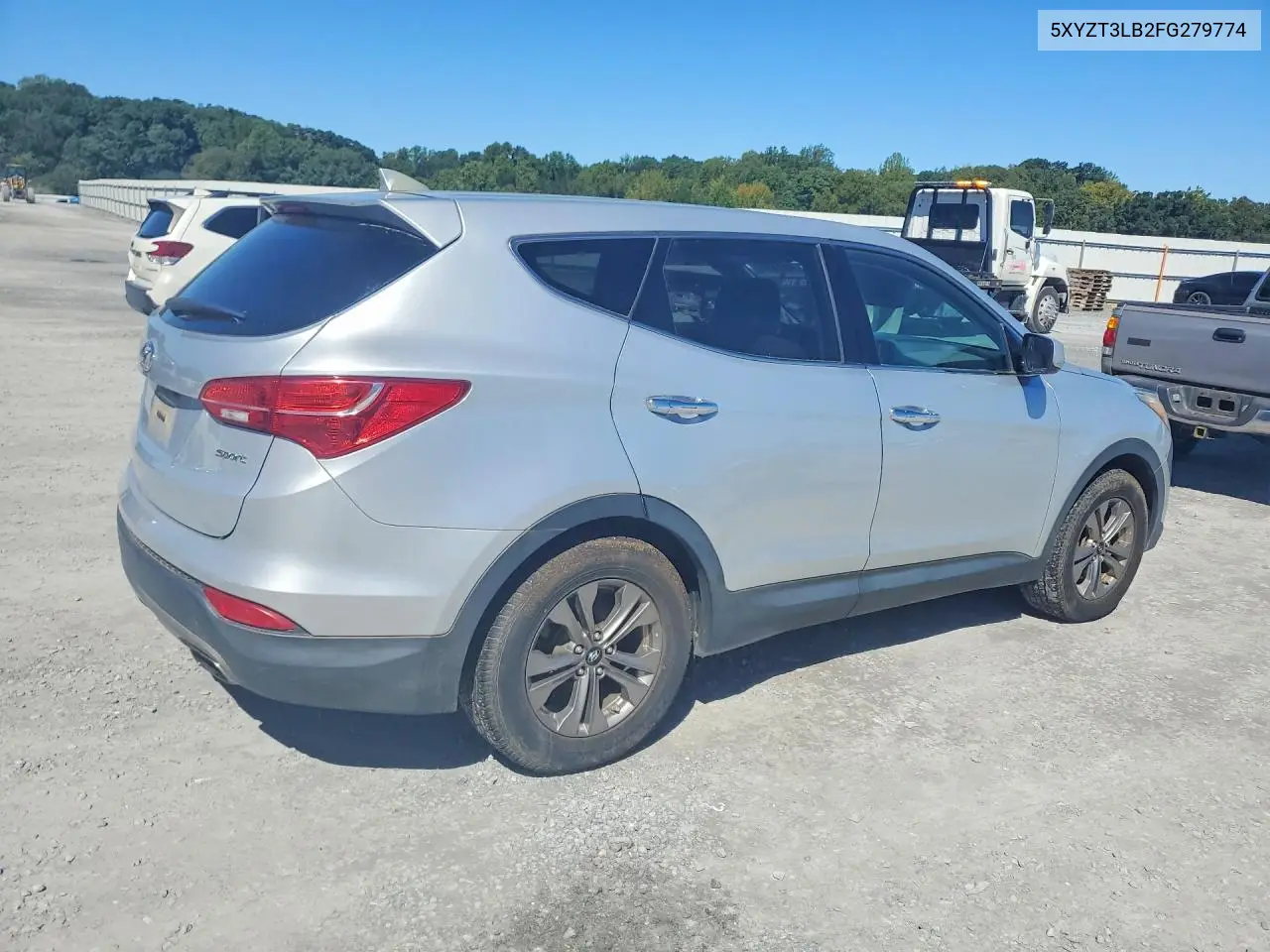 2015 HYUNDAI SANTA FE VIN 5XYZT3LB2FG279774 — фото 3