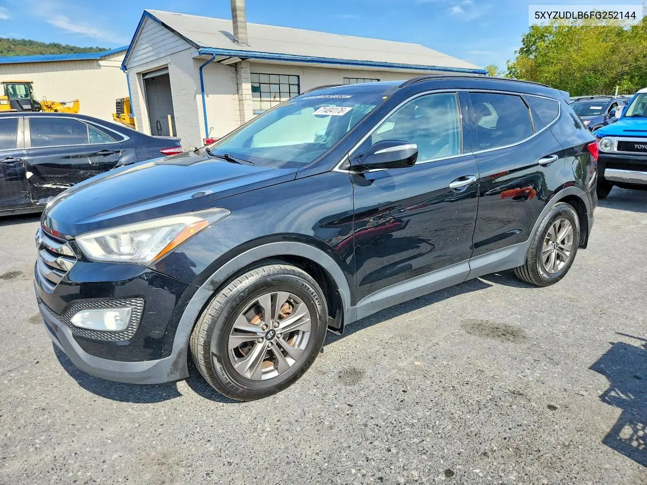 HYUNDAI SANTA FE 2015, VIN 5XYZUDLB6FG252144