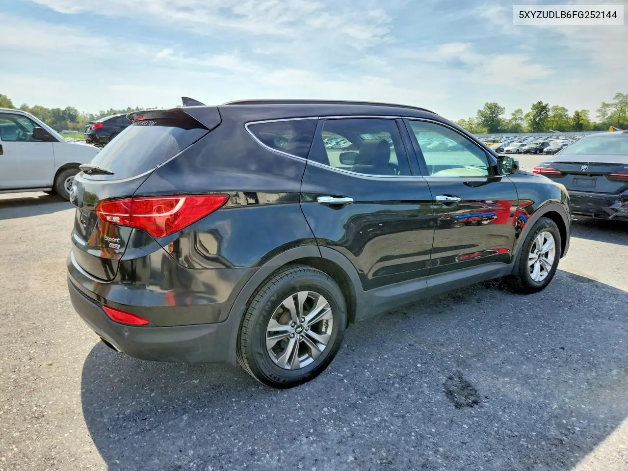 2015 HYUNDAI SANTA FE VIN 5XYZUDLB6FG252144 — фото 3