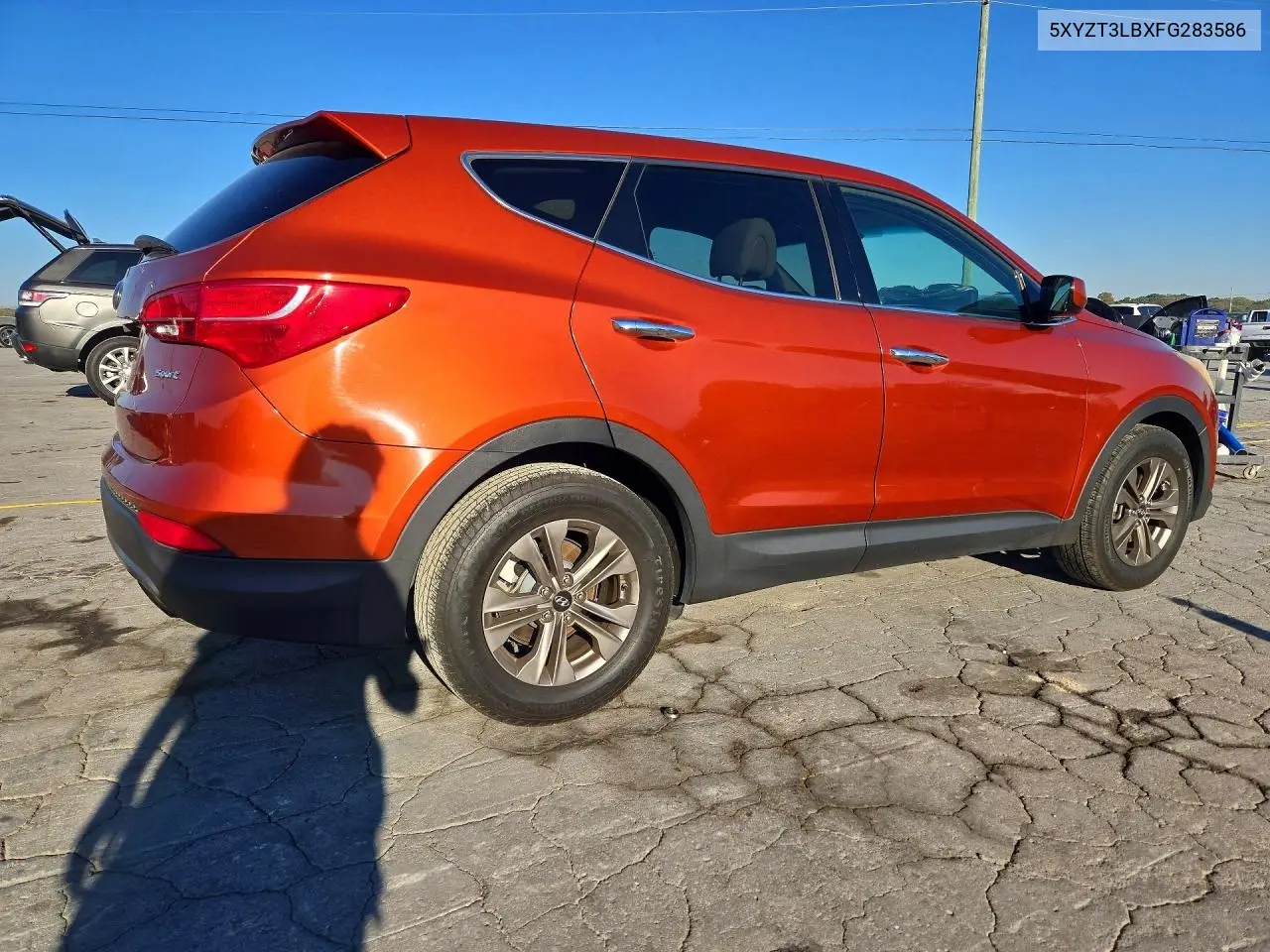 2015 HYUNDAI SANTA FE VIN 5XYZT3LBXFG283586 — фото 3