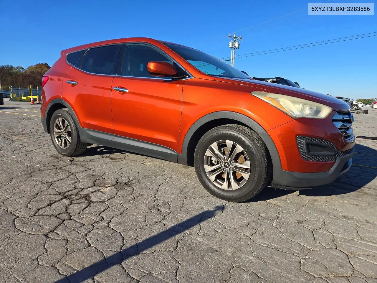 2015 HYUNDAI SANTA FE VIN 5XYZT3LBXFG283586 — фото 4