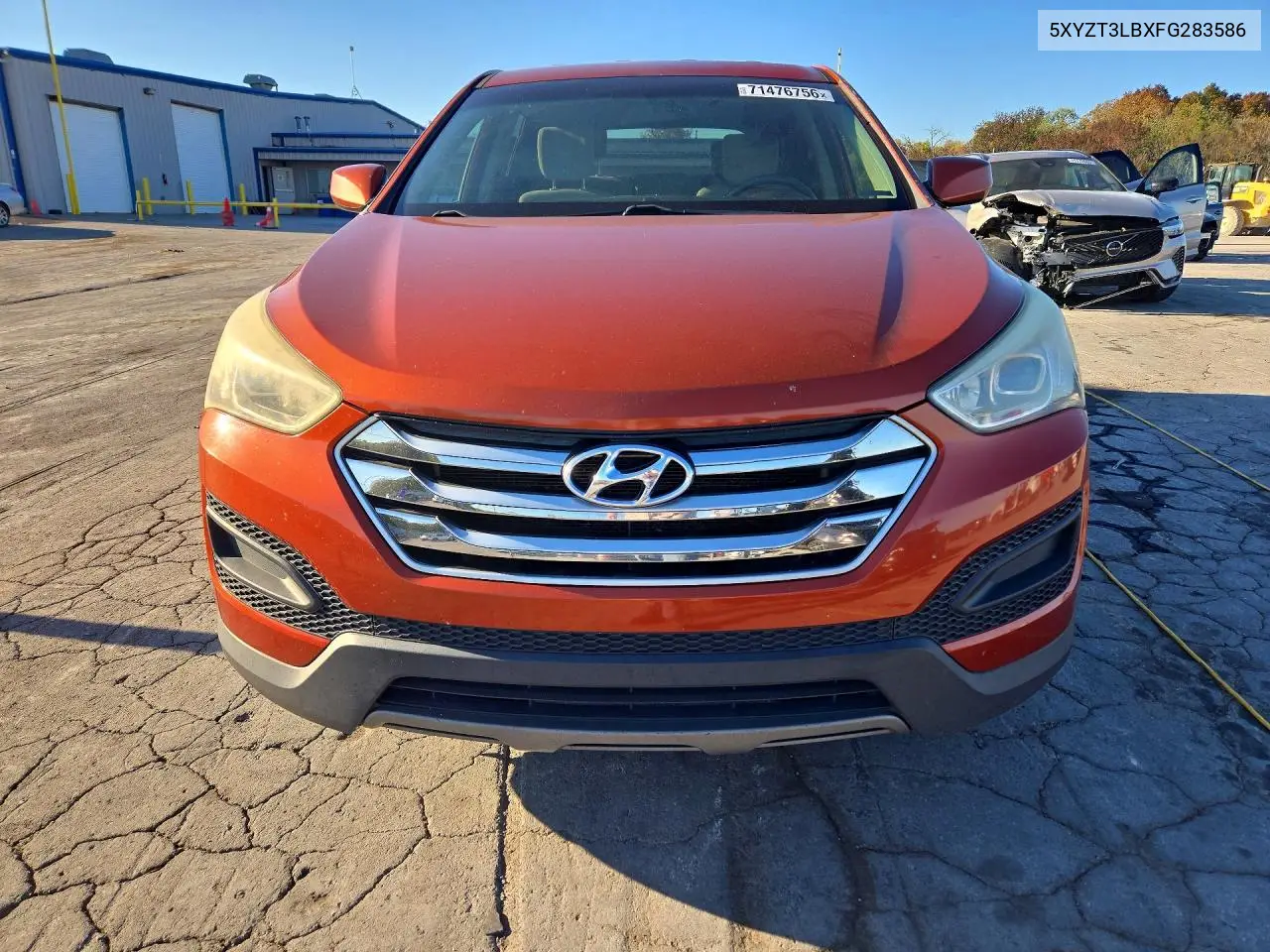 2015 HYUNDAI SANTA FE VIN 5XYZT3LBXFG283586 — фото 5