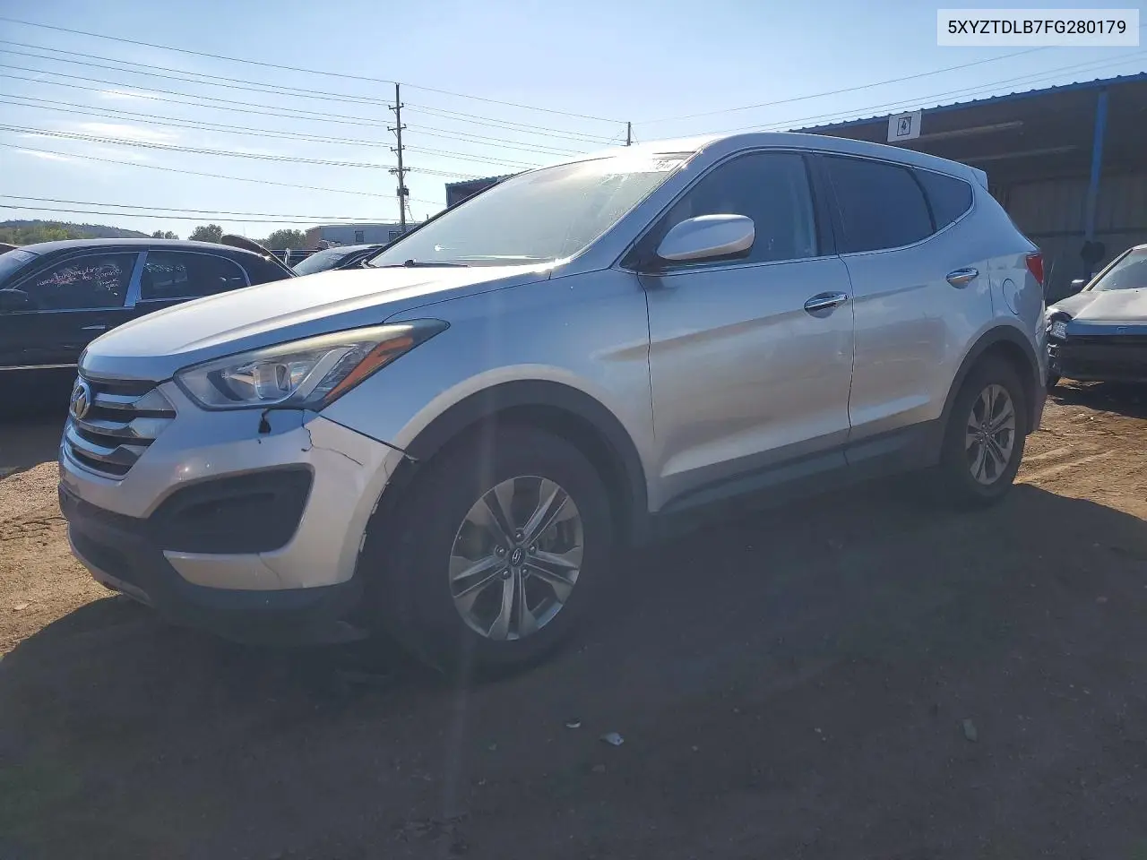 HYUNDAI SANTA FE 2015, VIN 5XYZTDLB7FG280179