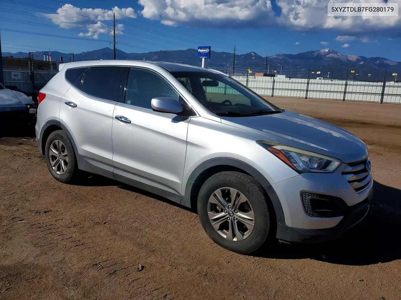 2015 HYUNDAI SANTA FE VIN 5XYZTDLB7FG280179 — фото 4