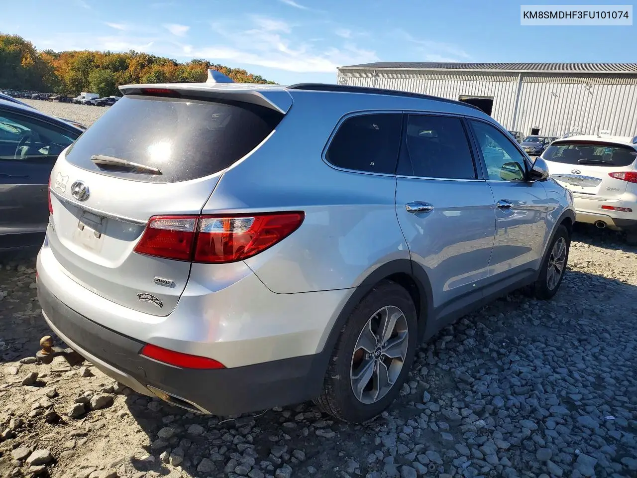 2015 HYUNDAI SANTA FE VIN KM8SMDHF3FU101074 — фото 3