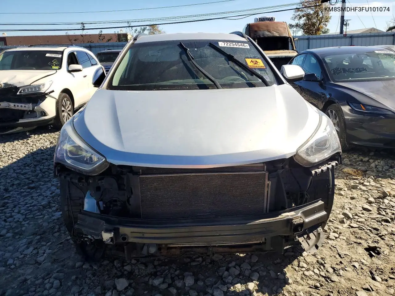2015 HYUNDAI SANTA FE VIN KM8SMDHF3FU101074 — фото 5