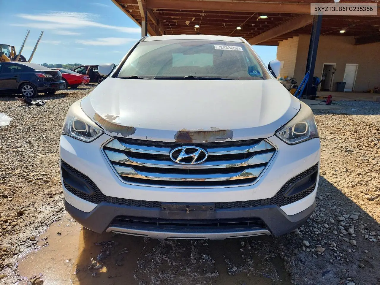 2015 HYUNDAI SANTA FE VIN 5XYZT3LB6FG235356 — фото 5