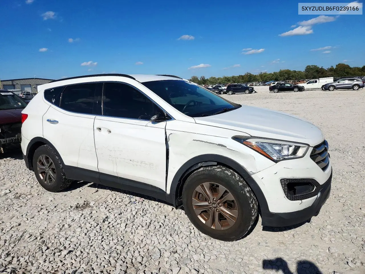 2015 HYUNDAI SANTA FE VIN 5XYZUDLB6FG239166 — фото 4