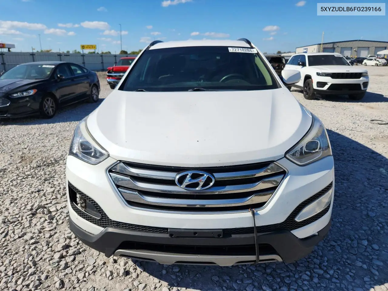 2015 HYUNDAI SANTA FE VIN 5XYZUDLB6FG239166 — фото 5