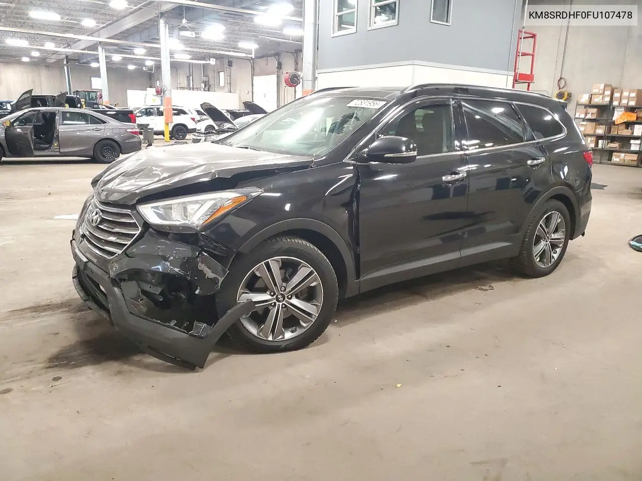 HYUNDAI SANTA FE 2015, VIN KM8SRDHF0FU107478