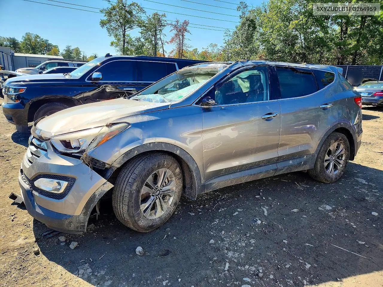 HYUNDAI SANTA FE 2015, VIN 5XYZUDLB1FG264959