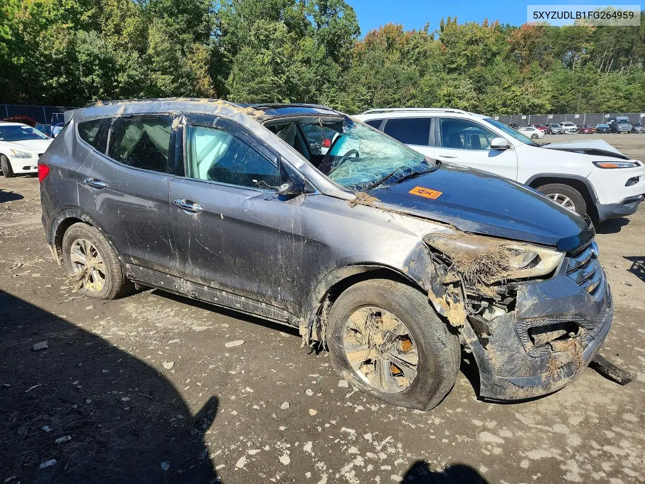 2015 HYUNDAI SANTA FE VIN 5XYZUDLB1FG264959 — фото 4
