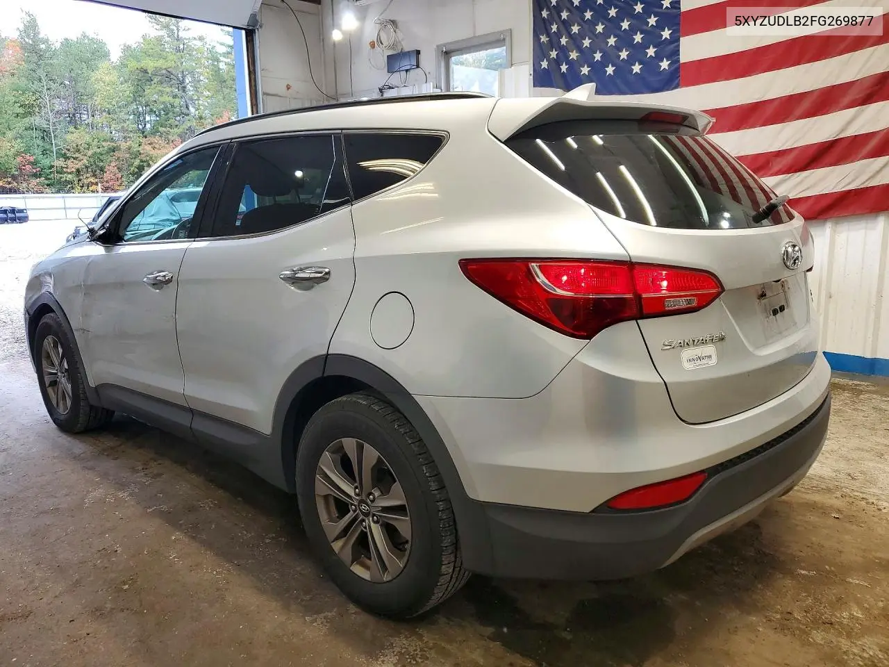 2015 HYUNDAI SANTA FE VIN 5XYZUDLB2FG269877 — фото 2