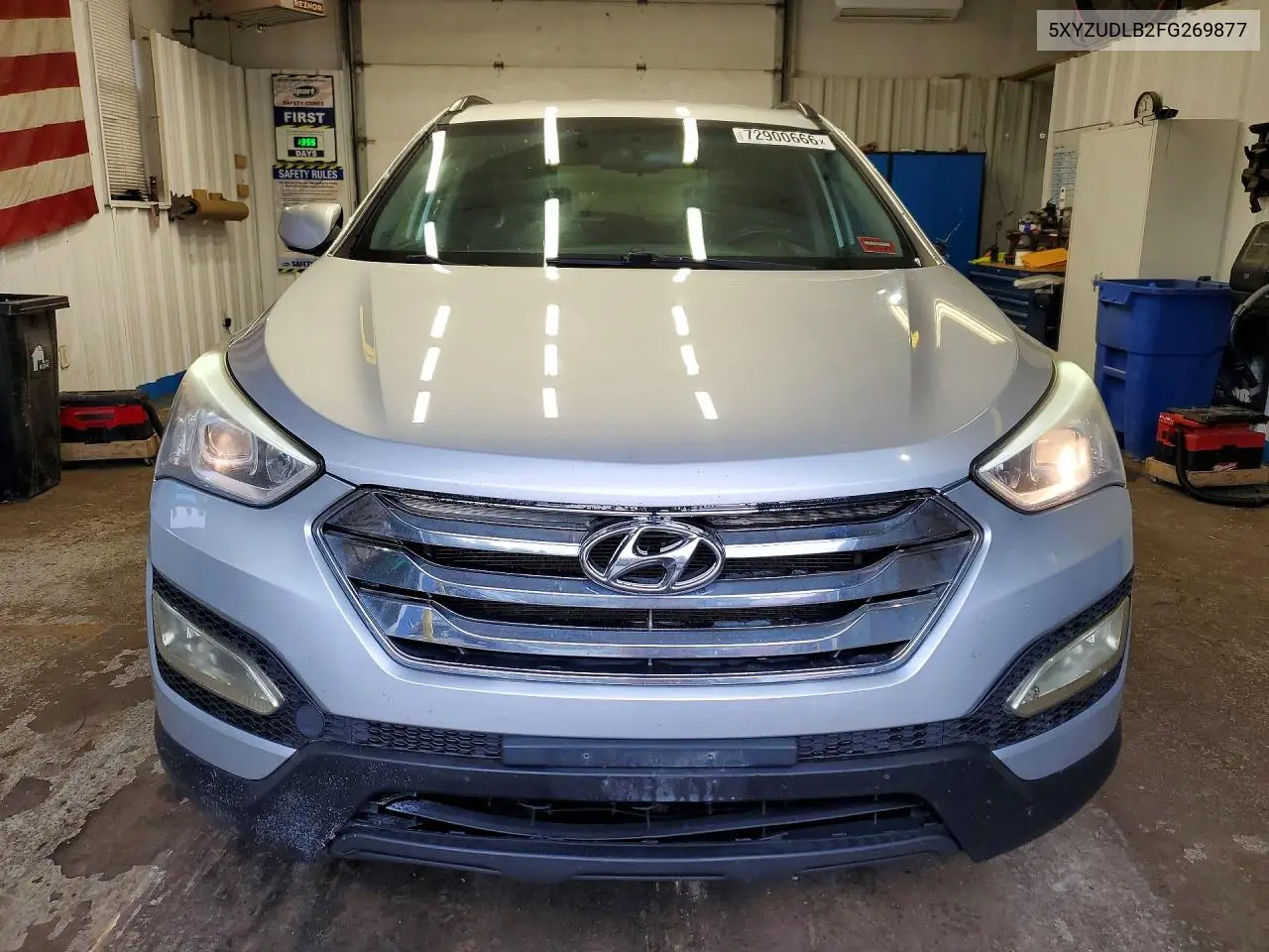 2015 HYUNDAI SANTA FE VIN 5XYZUDLB2FG269877 — фото 5