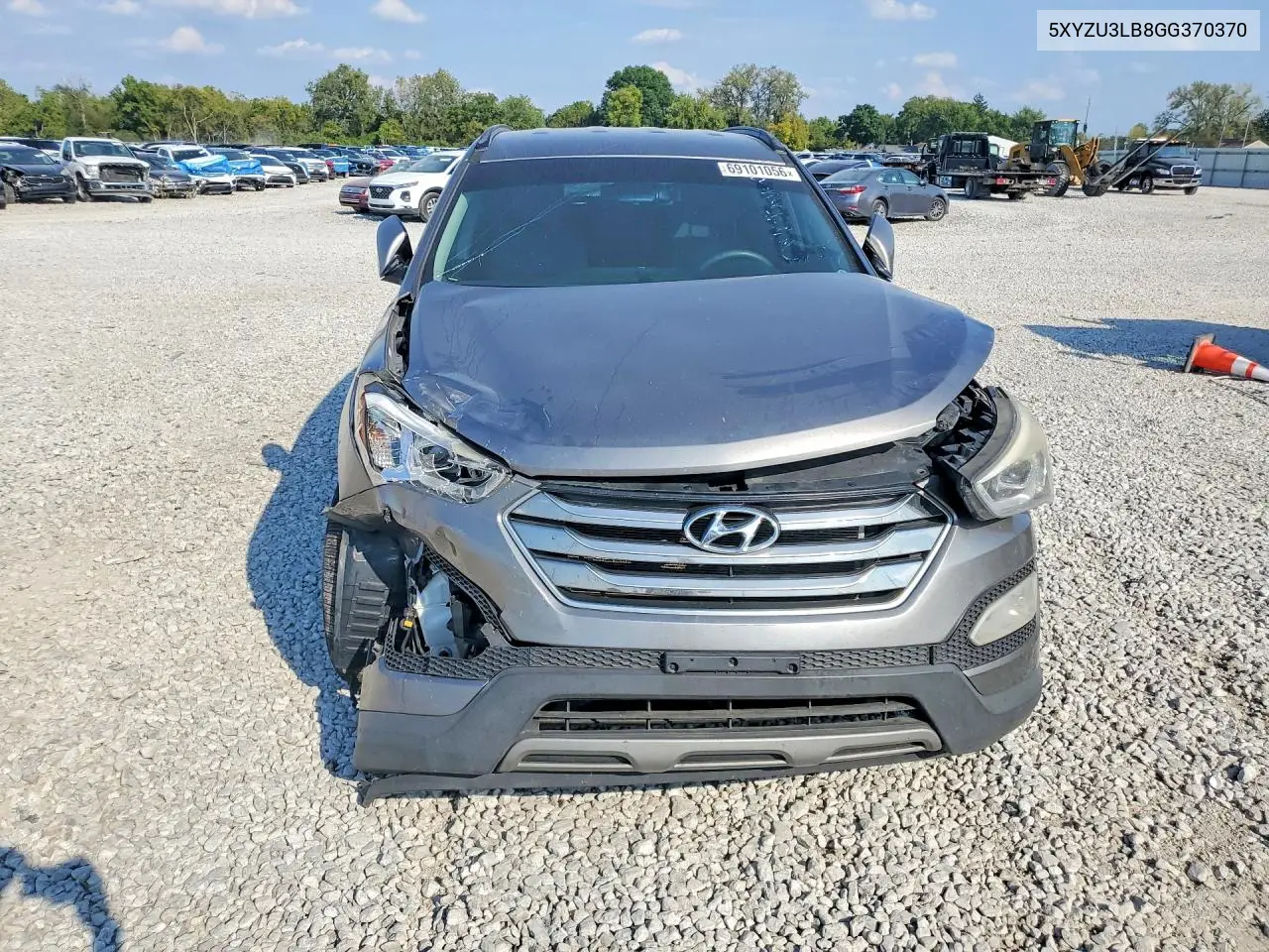 2016 HYUNDAI SANTA FE VIN 5XYZU3LB8GG370370 — фото 5
