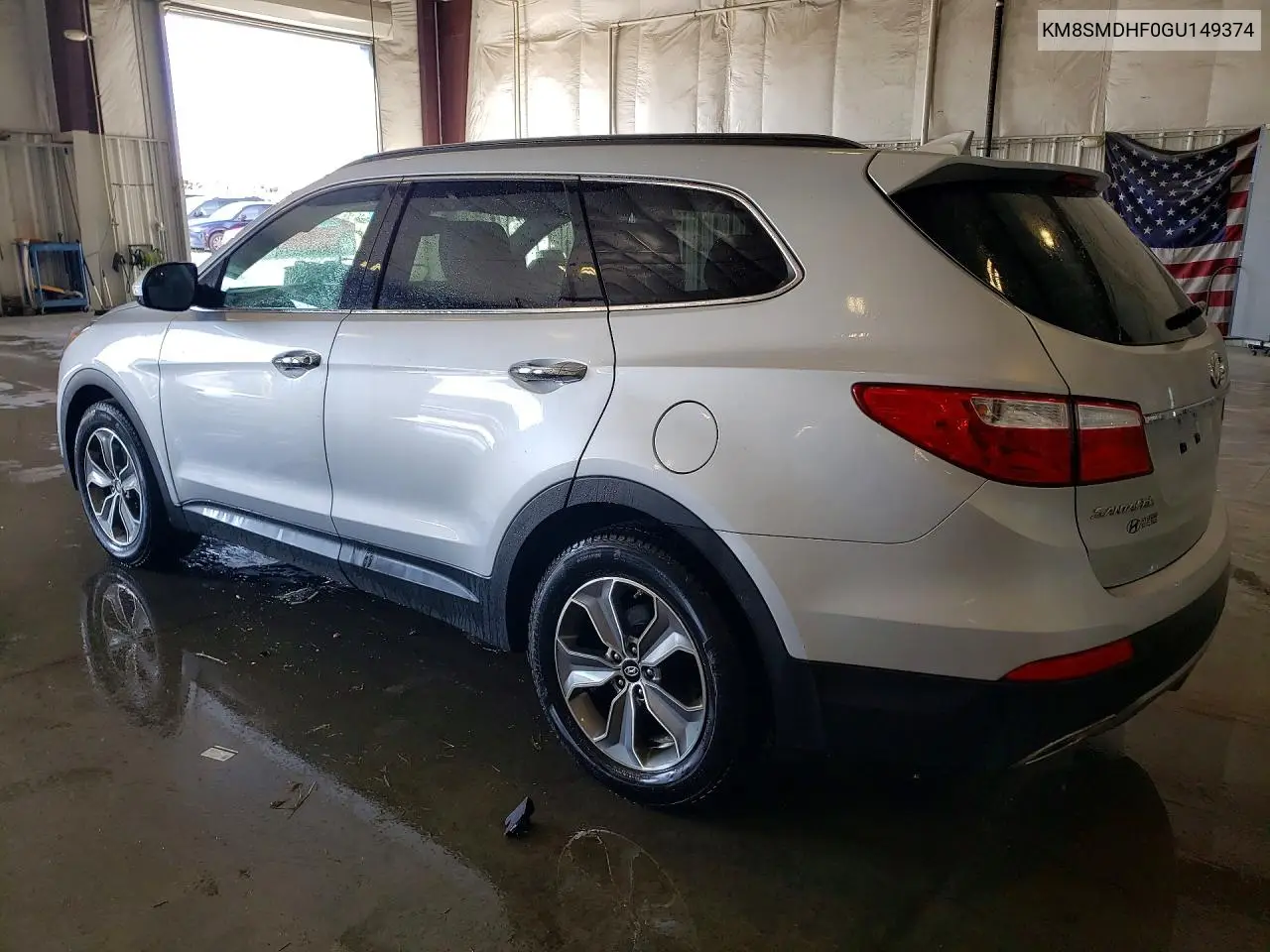 2016 HYUNDAI SANTA FE VIN KM8SMDHF0GU149374 — фото 2