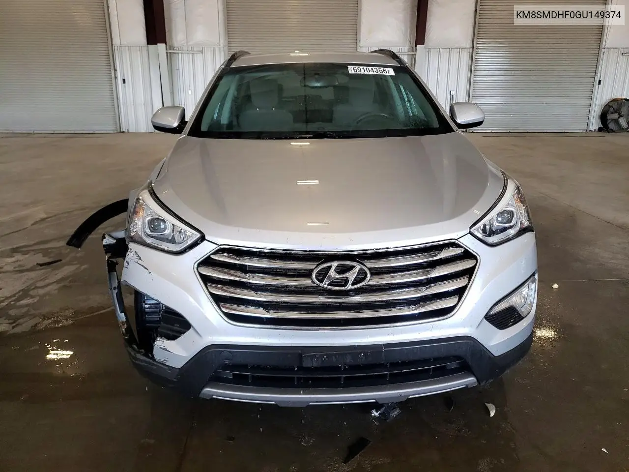 2016 HYUNDAI SANTA FE VIN KM8SMDHF0GU149374 — фото 5