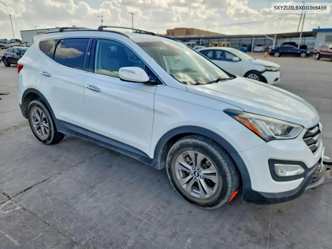 2016 HYUNDAI SANTA FE VIN 5XYZU3LBXGG365459 — фото 4